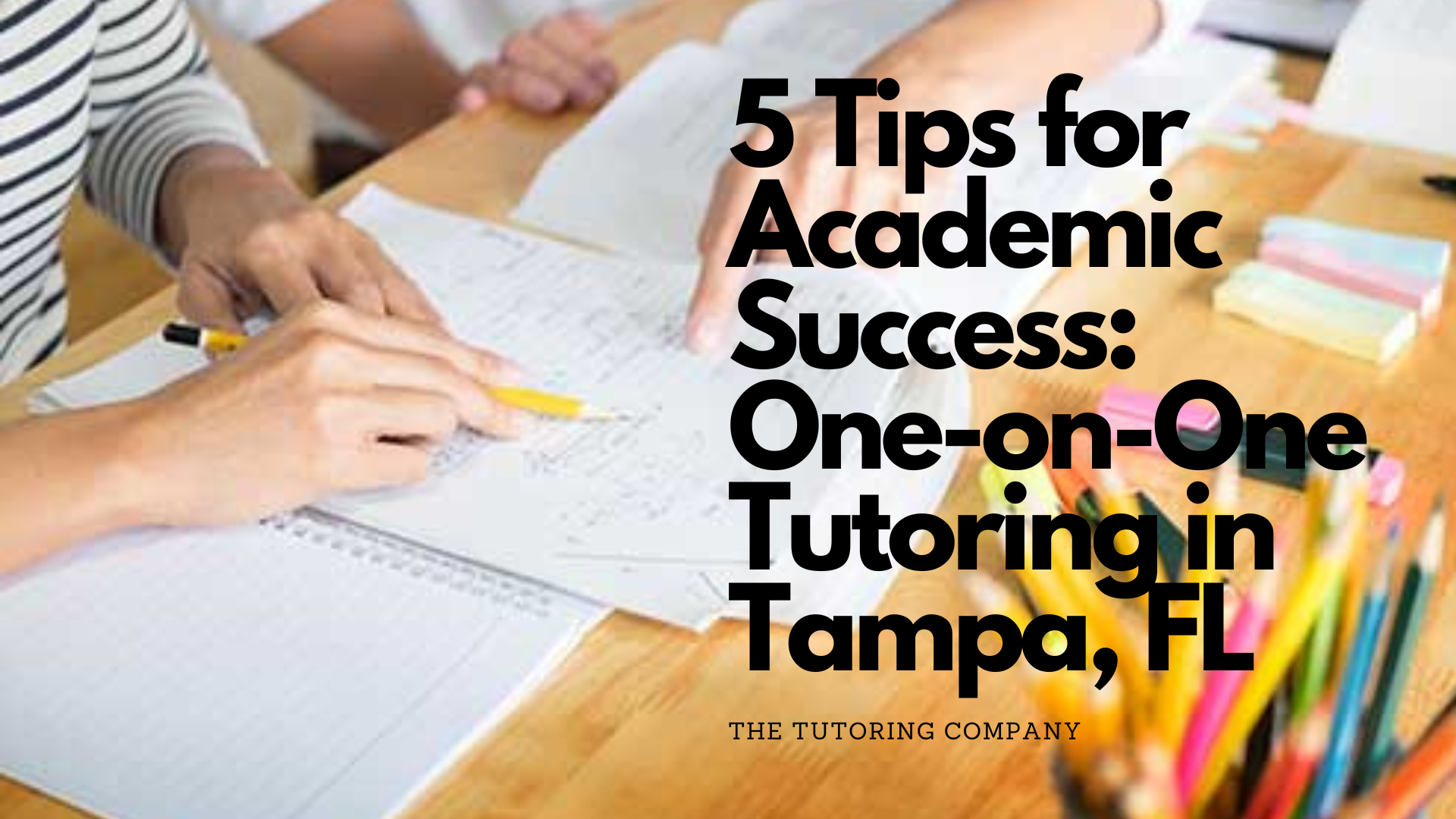 One-on-one tutoring in Tampa Bay, FL. Contact The Tutoring Company today to get started.